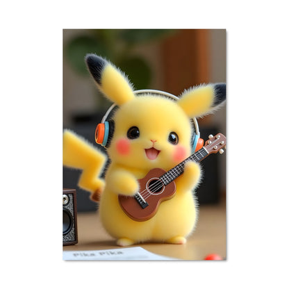 Poster Pikachu Rockstar