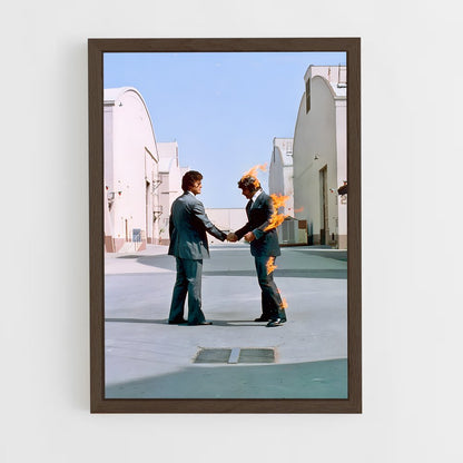 ap-pink floyd-2 cadre Bois foncé