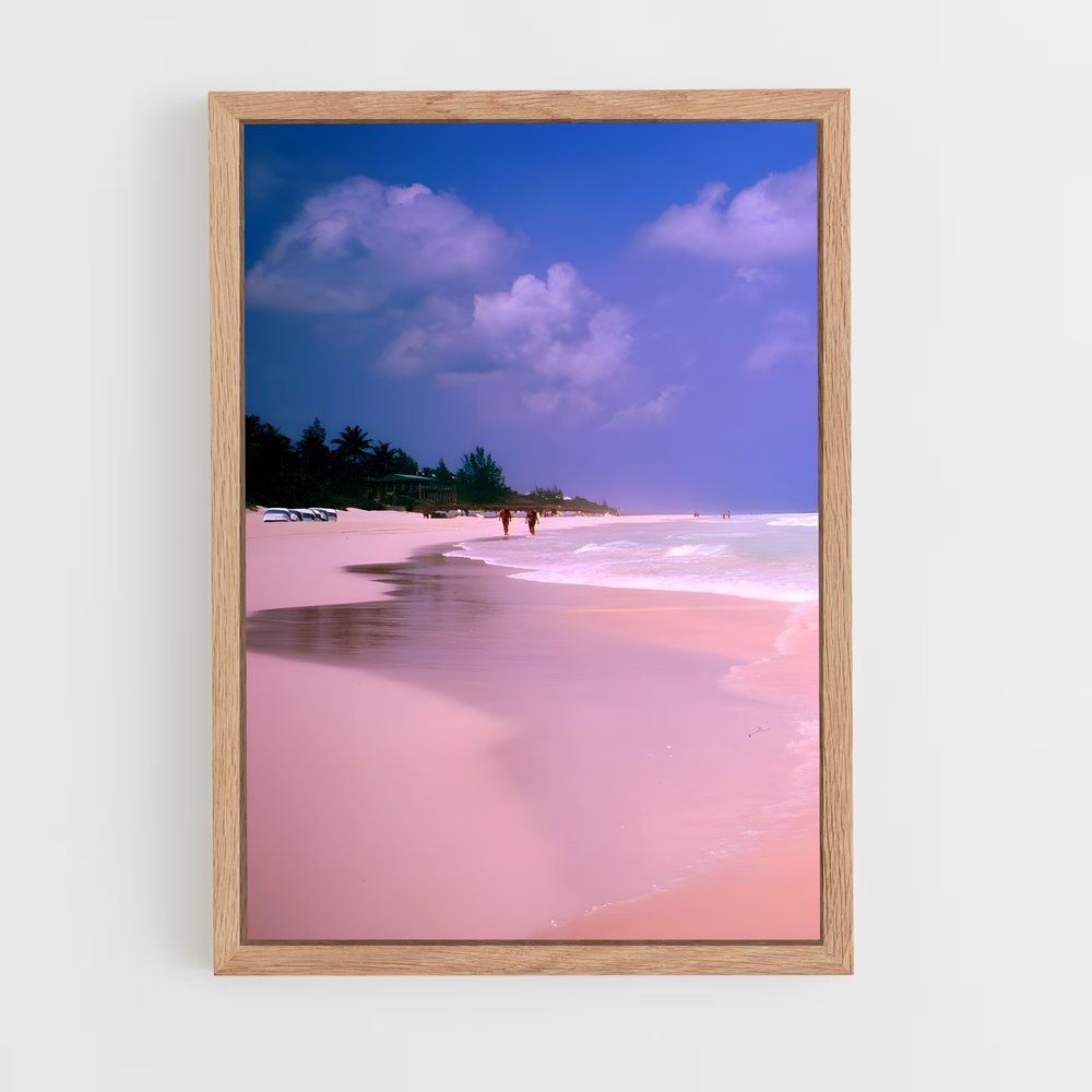 ap-pink sands beach-7 cadre Bois clair