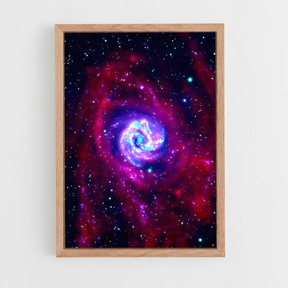 ap-pinwheel galaxy-4 cadre Bois clair