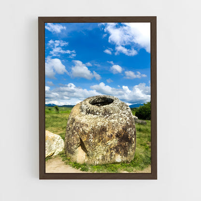 ap-plain of jars-1 cadre Bois foncé