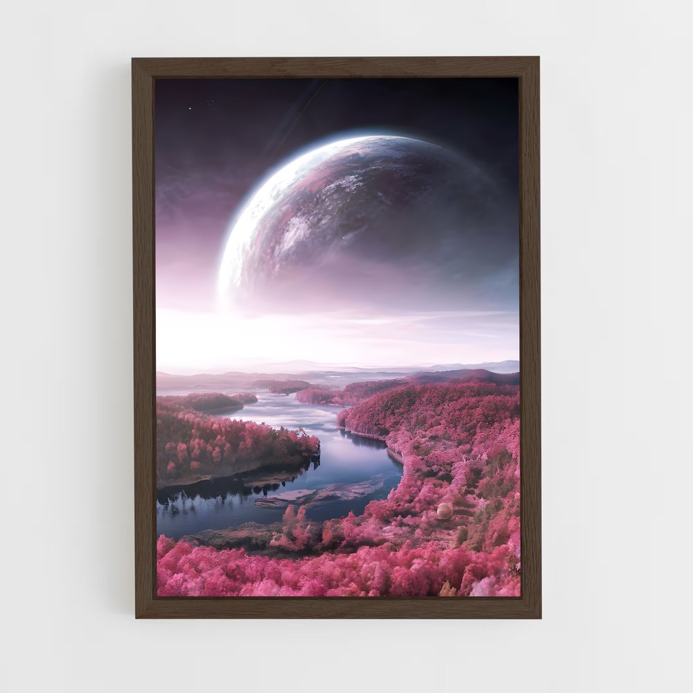 ap-planets-1 cadre Bois foncé