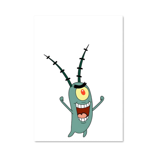 Poster Plankton Souriant