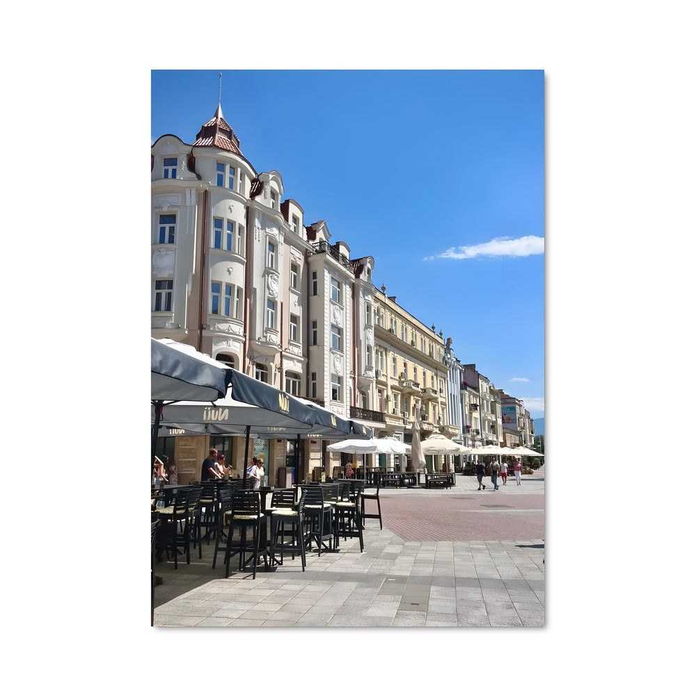 Poster Terrasse de Plovdiv