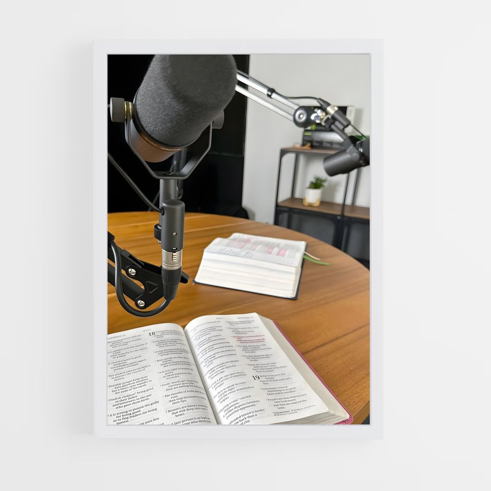 ap-podcaster-1 cadre Blanc
