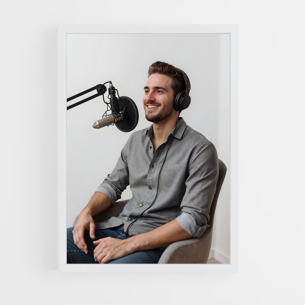 ap-podcaster-3 cadre Blanc