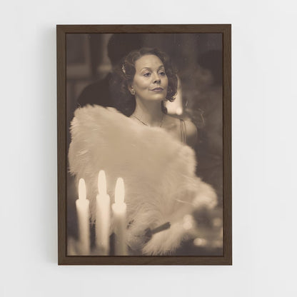 ap-polly gray-6 cadre Bois foncé