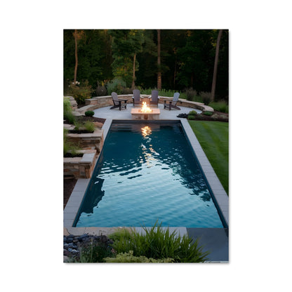 Poster Pool area 24008