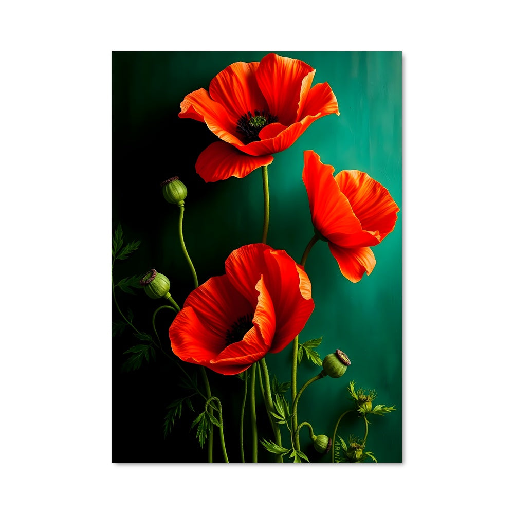 Poster Poppies & Serenity