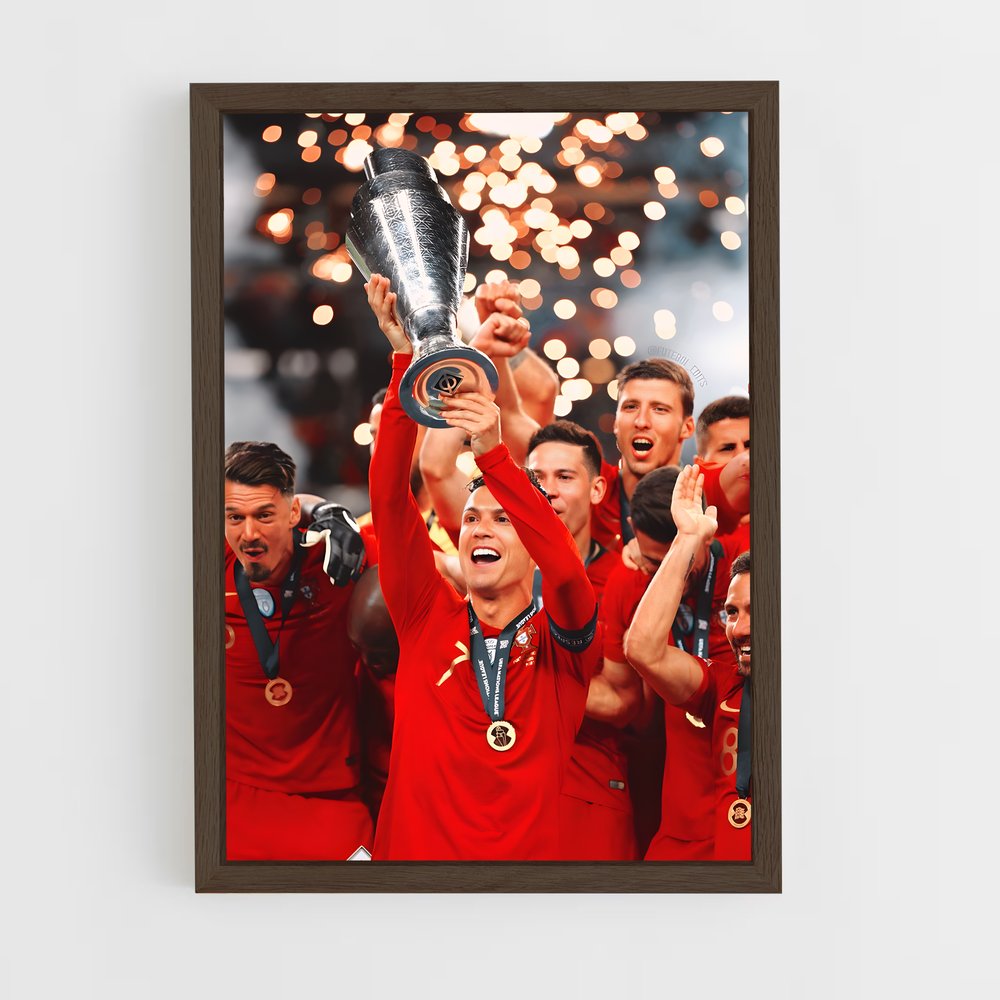 ap-portugal national football team-10 cadre Bois foncé