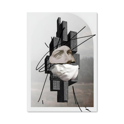 Poster Masque Minimaliste