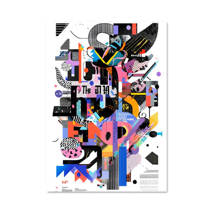 Poster Géométries Ludiques