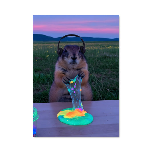 Poster Le Verre de Marmotte