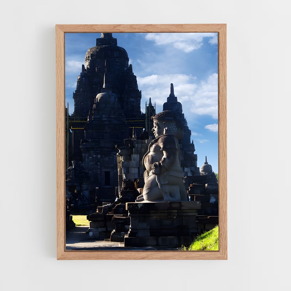 ap-prambanan-5 cadre Bois clair