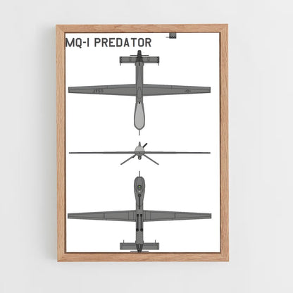 ap-predator mq-1-1 cadre Bois clair
