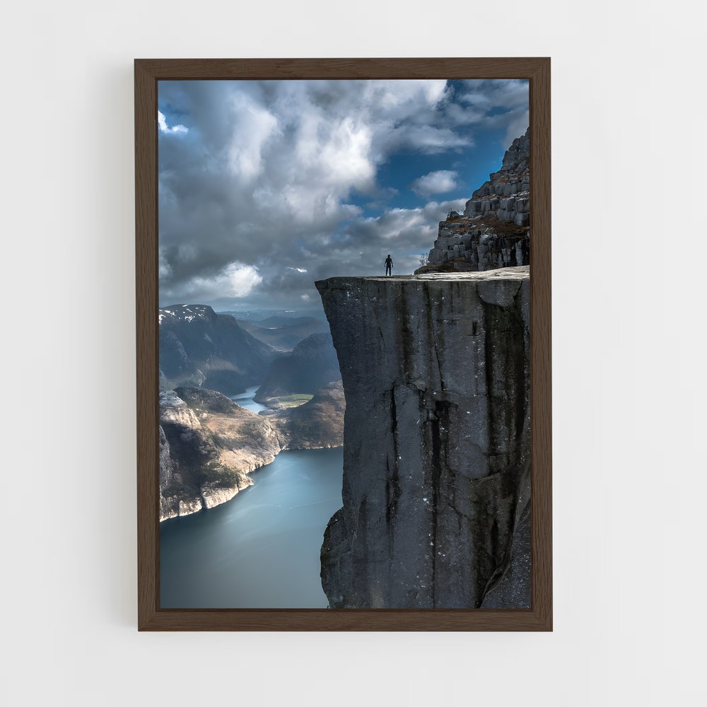ap-preikestolen-6 cadre Bois foncé