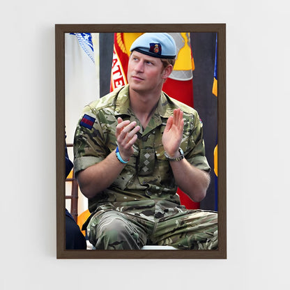 ap-prince harry-19 cadre Bois foncé