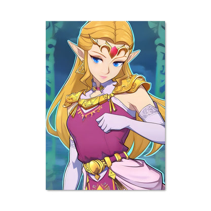 Poster Princesse en Rose