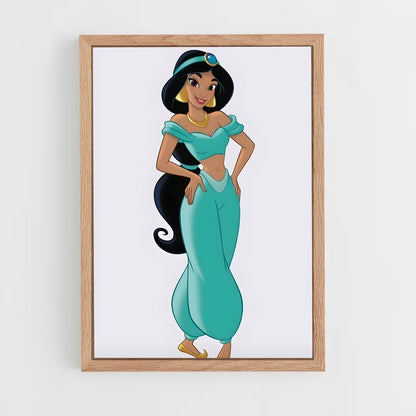 ap-princess jasmine-9 cadre Bois clair
