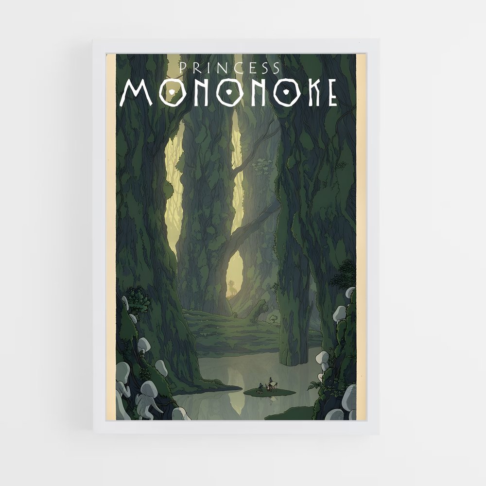 ap-princess mononoke-6 cadre Blanc