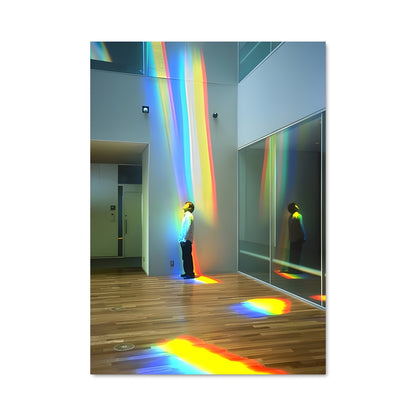Poster Lumière Arc-en-Ciel