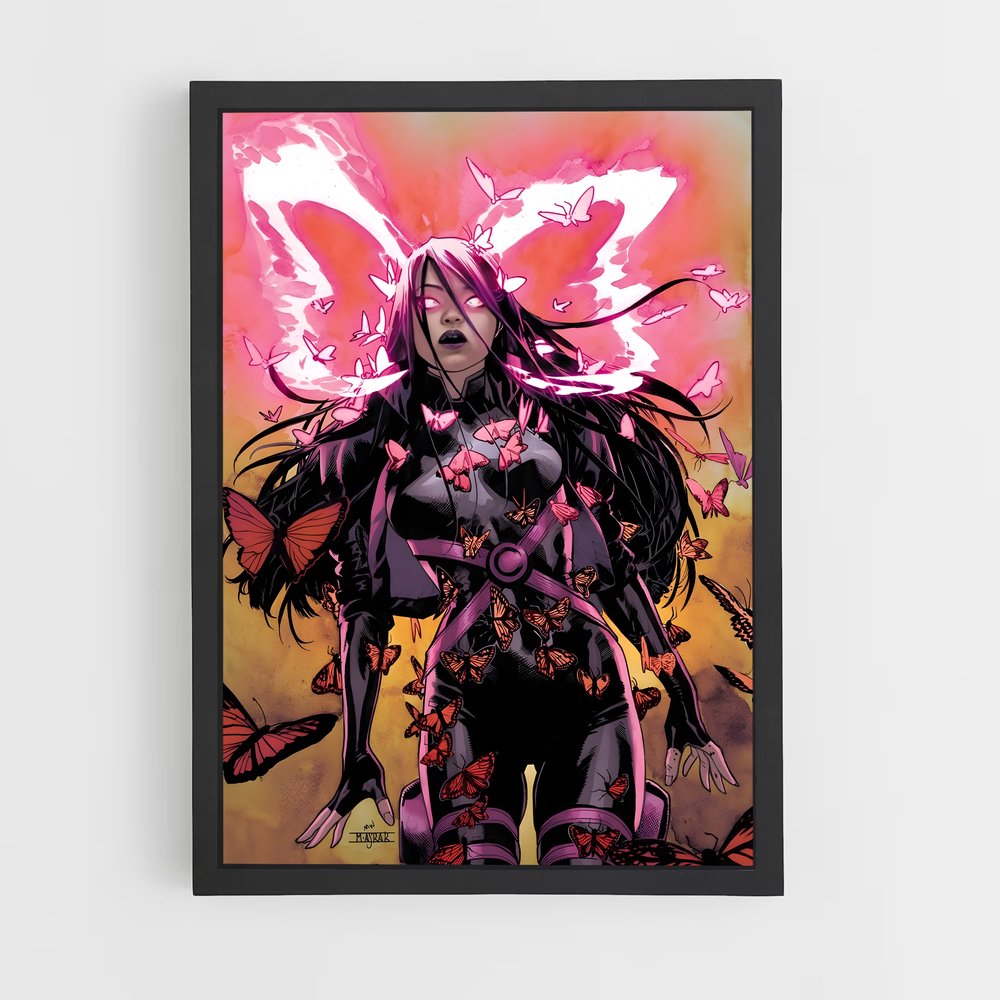 ap-psylocke x-men-3 cadre Noir