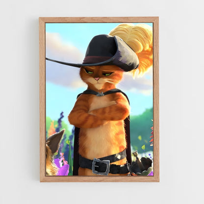 ap-puss in boots-1 cadre Bois clair