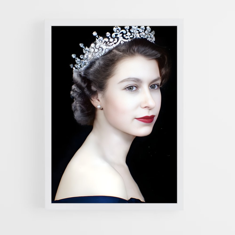 ap-queen elizabeth ii-5 cadre Blanc