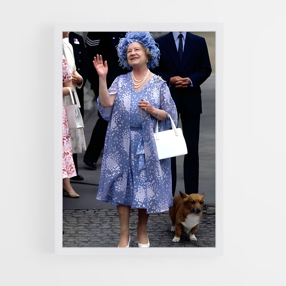 ap-queen elizabeth the queen mother-6 cadre Blanc