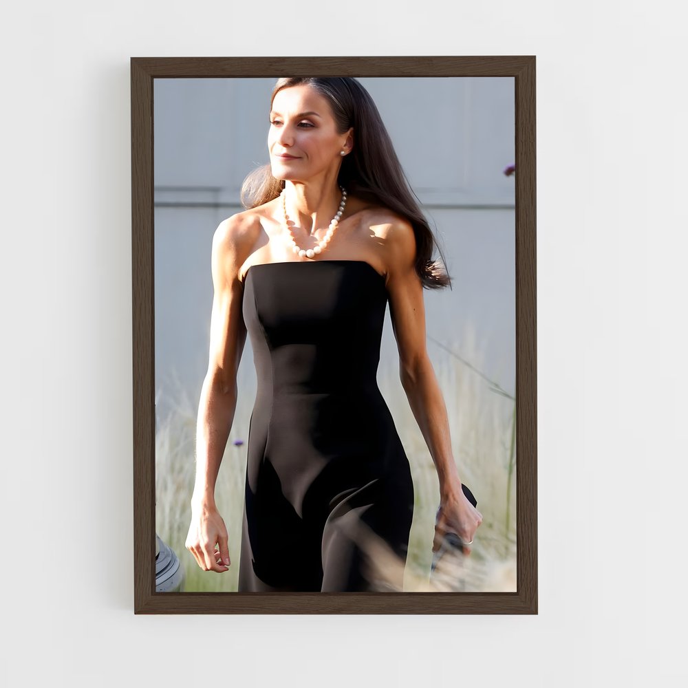 ap-queen letizia-1 cadre Bois foncé