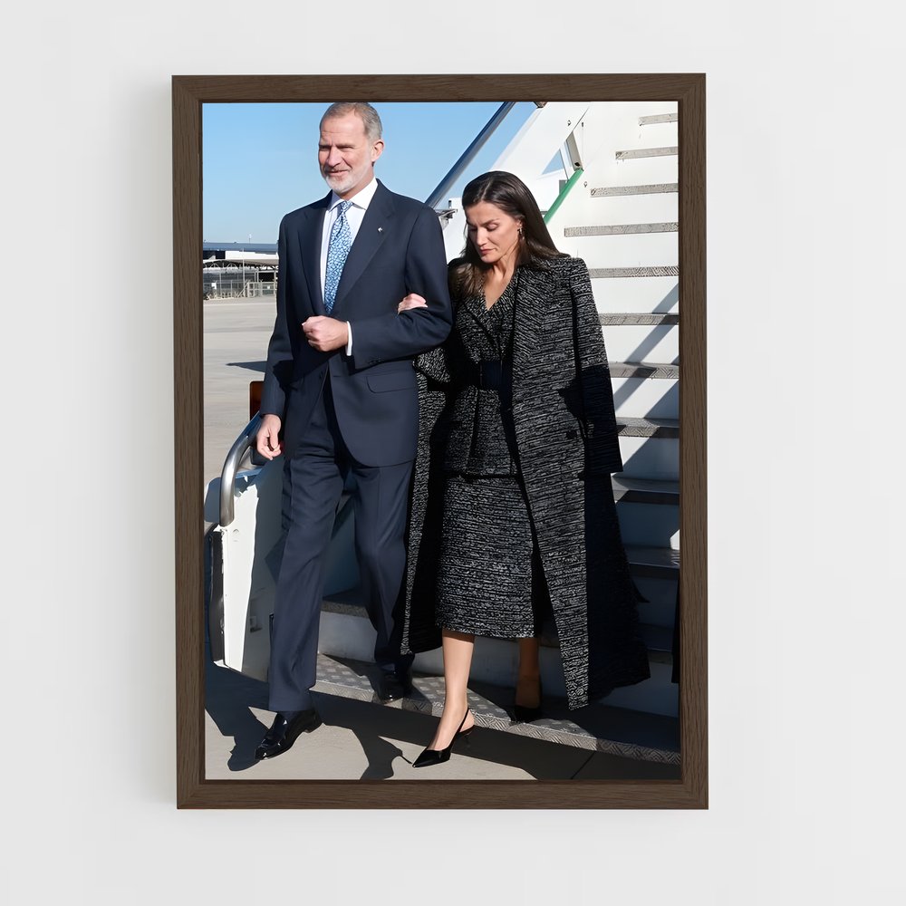 ap-queen letizia-5 cadre Bois foncé