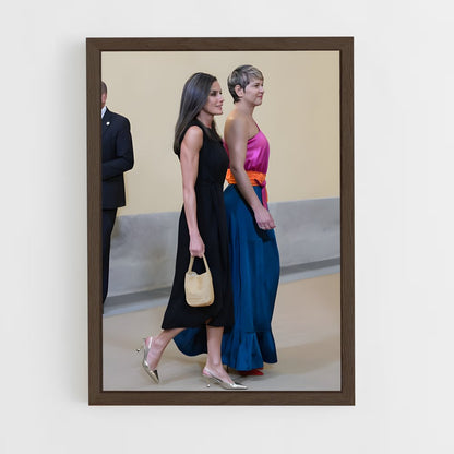 ap-queen letizia-6 cadre Bois foncé