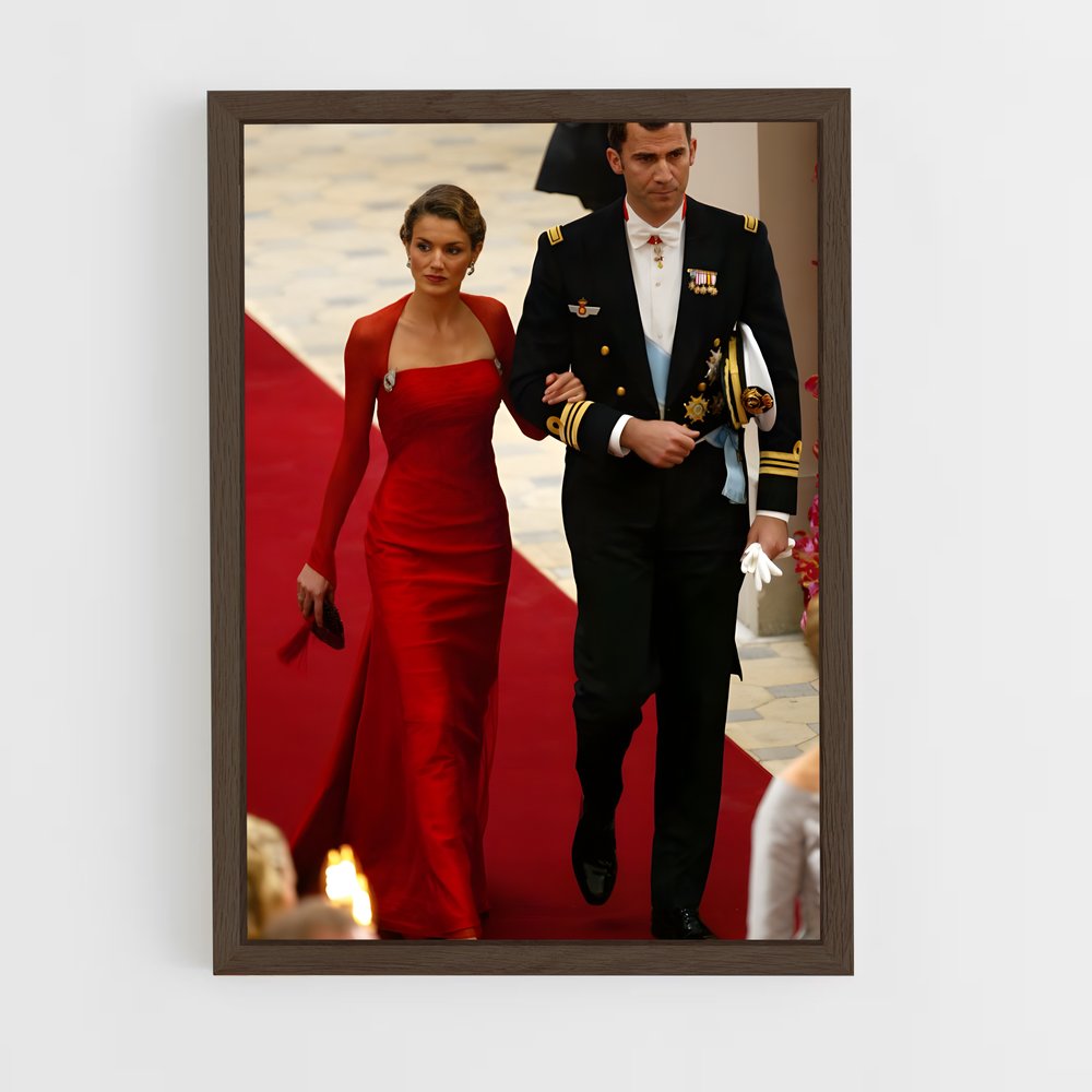 ap-queen letizia-7 cadre Bois foncé