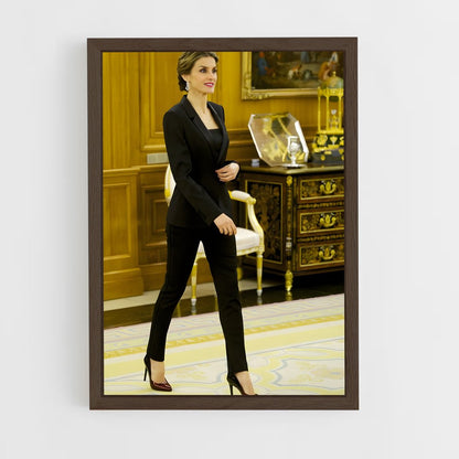 ap-queen letizia-8 cadre Bois foncé