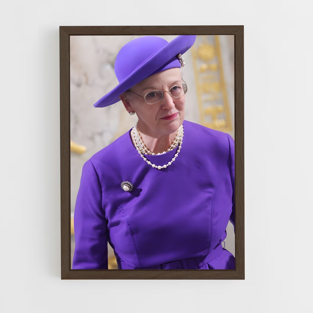 ap-queen margrethe ii-1 cadre Bois foncé