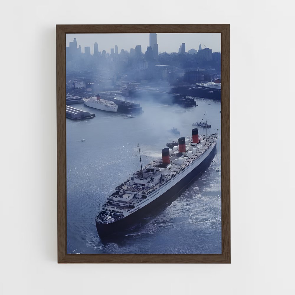 ap-queen mary-1 cadre Bois foncé