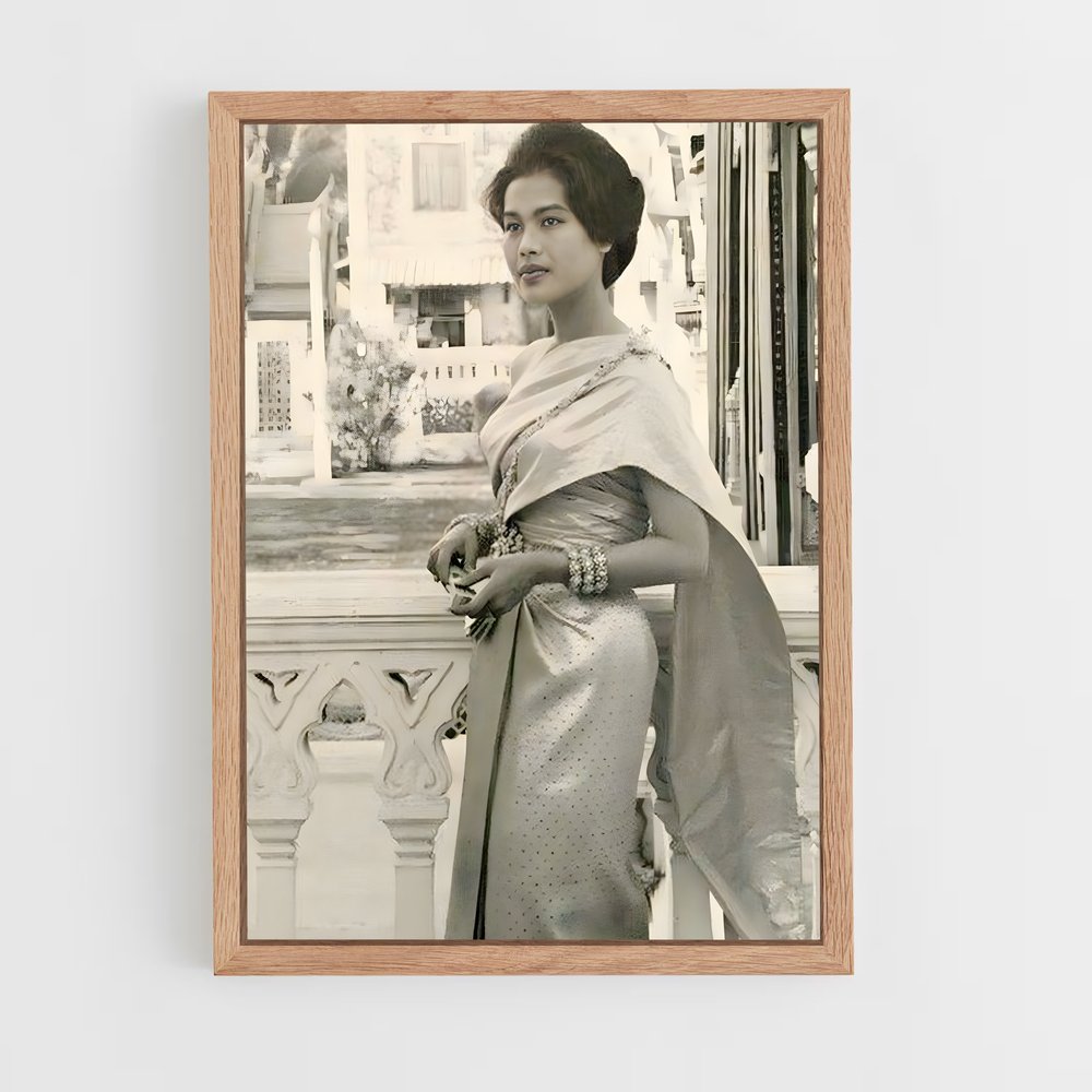 ap-queen sirikit-8 cadre Bois clair