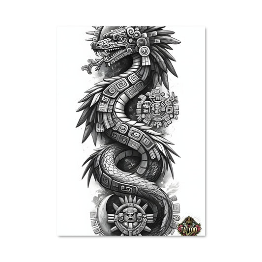 Poster Dragon Tribal