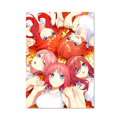 Poster Quintuplets en Folie