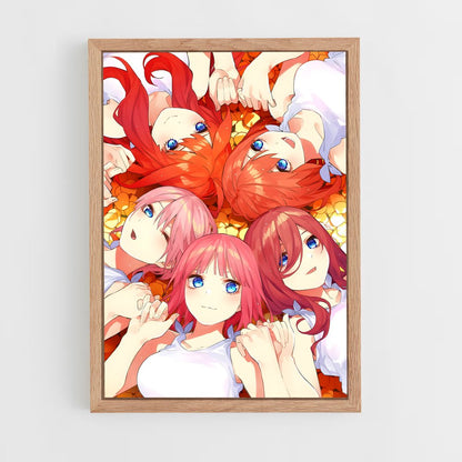 ap-quintessential quintuplets-10 cadre Bois clair