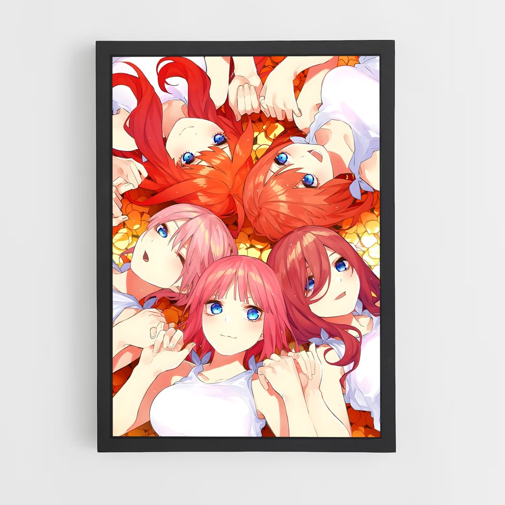 ap-quintessential quintuplets-10 cadre Noir