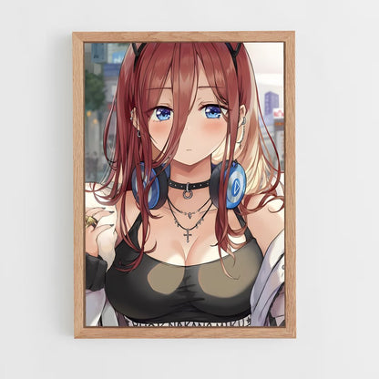 ap-quintessential quintuplets-3 cadre Bois clair