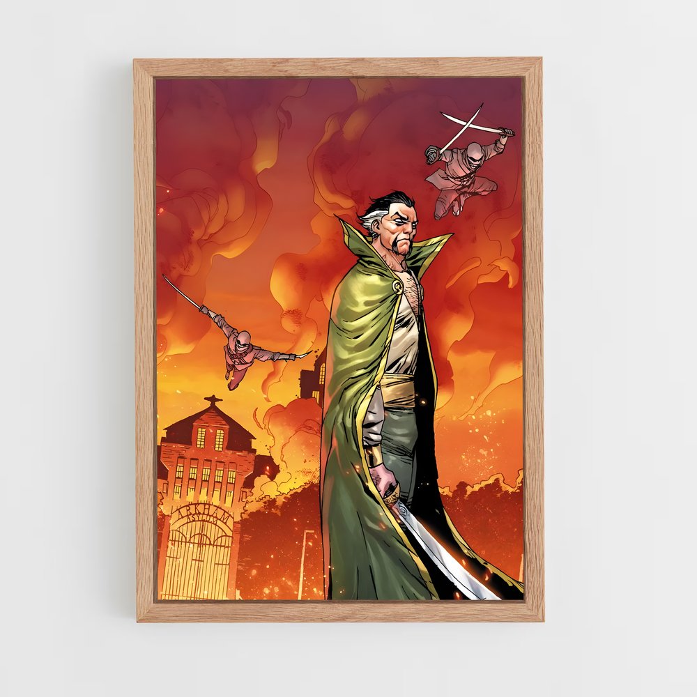 ap-ra's al ghul-7 cadre Bois clair