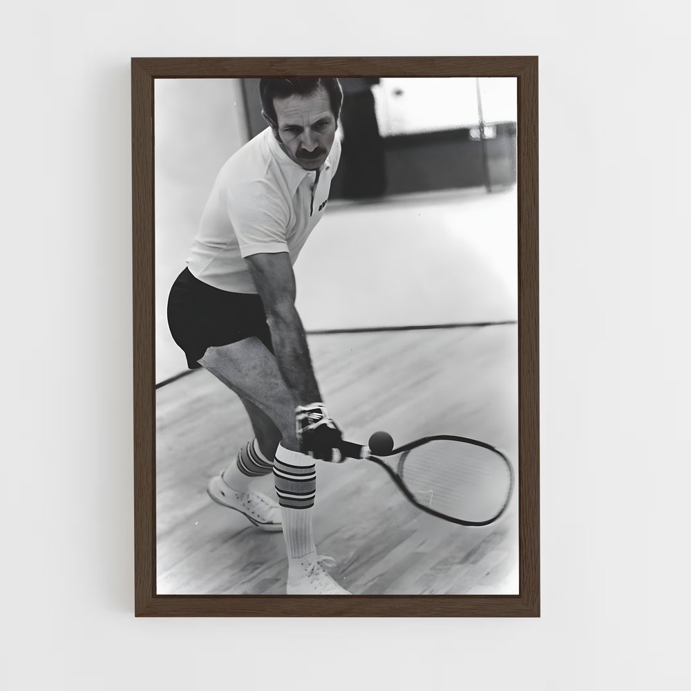 ap-racquetball hall of fame-1 cadre Bois foncé