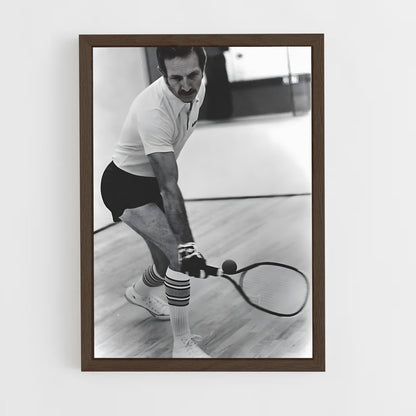 ap-racquetball hall of fame-1 cadre Bois foncé