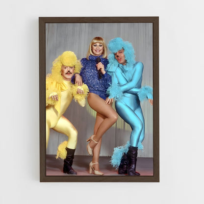 ap-raffaella carra-5 cadre Bois foncé