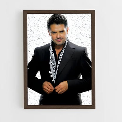 ap-ragheb alama-1 cadre Bois foncé