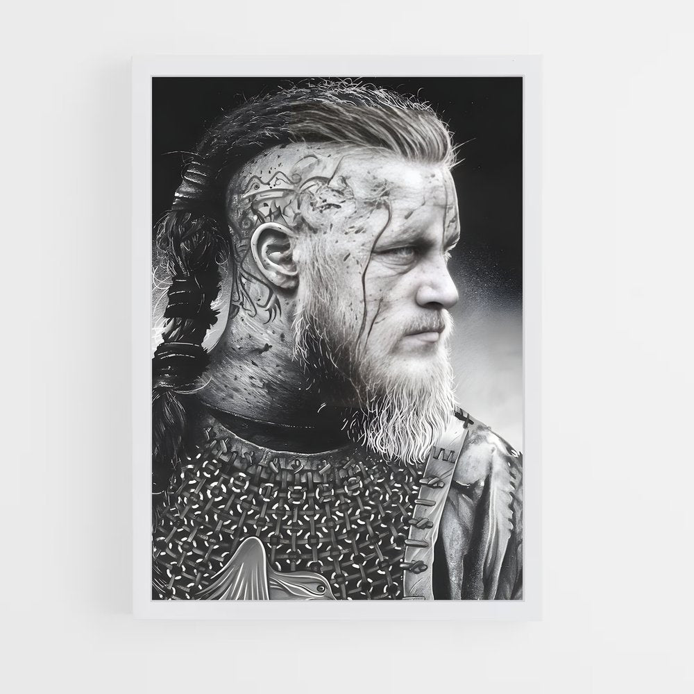 ap-ragnar lothbrok-13 cadre Blanc