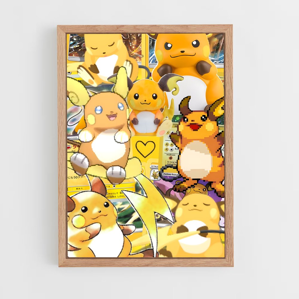 ap-raichu-7 cadre Bois clair