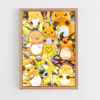 ap-raichu-7 cadre Bois clair